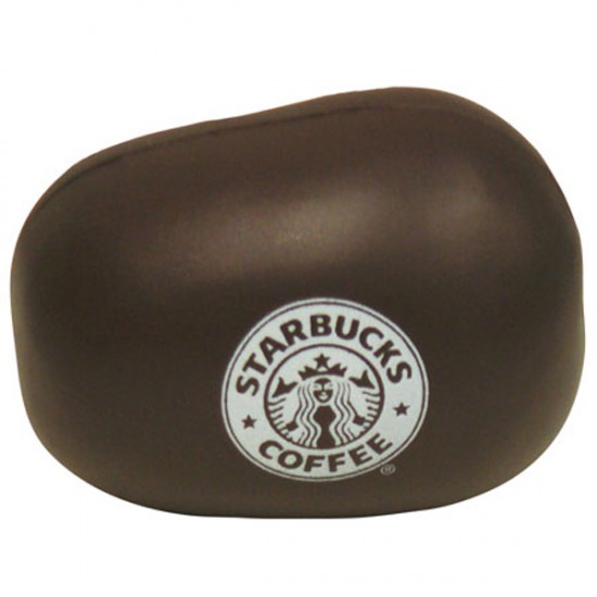 Custom Logo Coffee Bean Stress Toy