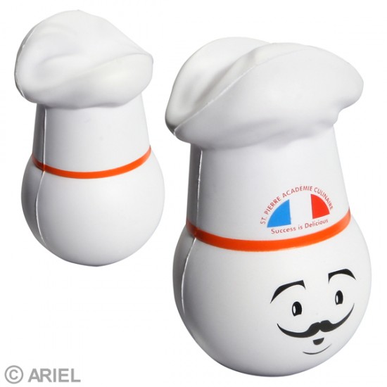 Custom Logo Chef Mad Cap Stress Toy