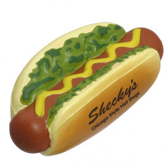 Custom Logo Hot Dog Stress Toy