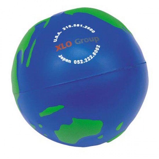 Custom Logo Earth Ball Stress Toy