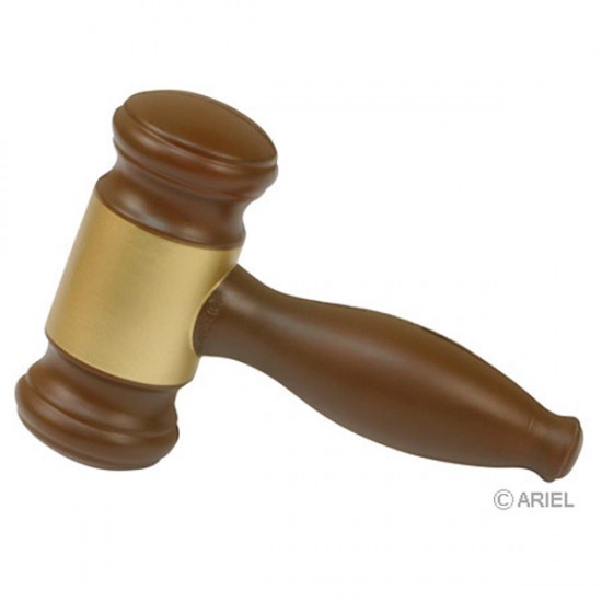 Custom Logo Gavel Stress Toy