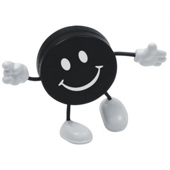 Custom Logo Hockey Puck Figure Stress Toy