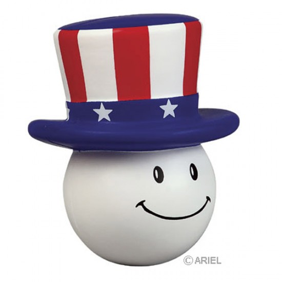 Custom Logo Patriotic Mad Cap Stress Toys