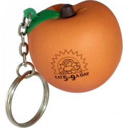 Custom Logo Peach Key Chain/ Squeeze Toy Custom Logo Peach Key Chain/ Squeeze Toy