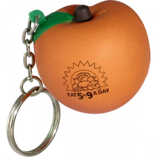 Custom Logo Peach Key Chain/ Squeeze Toy