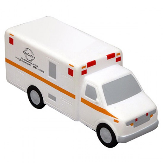 Custom Logo Ambulance Squeeze Toy