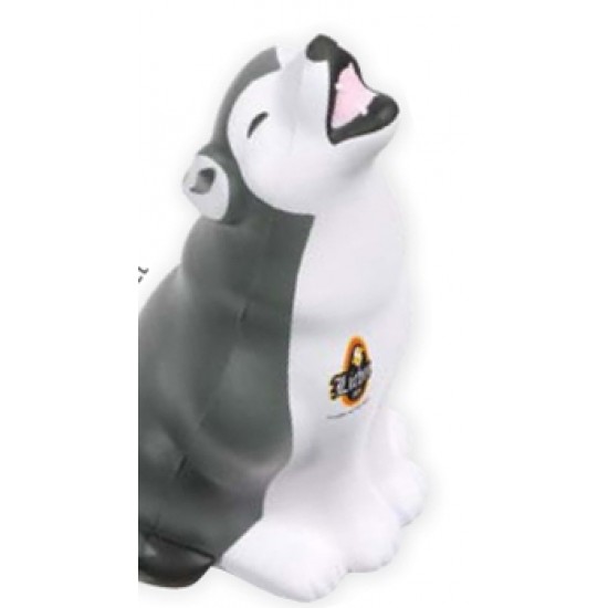 Custom Logo Gray Wolf Stress Toy