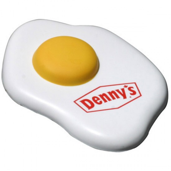 Custom Logo Fried Egg Stress Toy