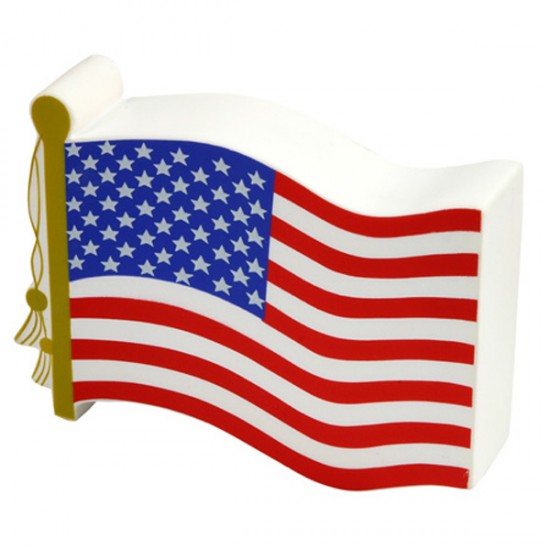 Custom Logo US Flag Stress Toy