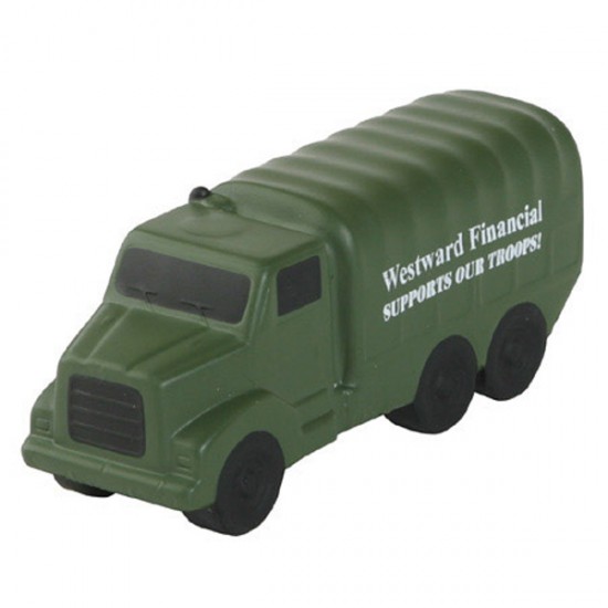 Custom Logo Military Truck Stress Toy