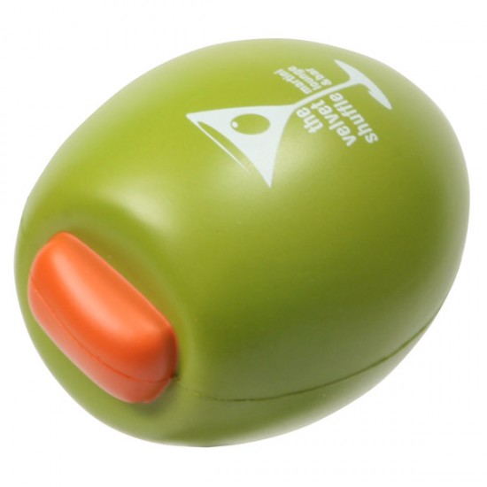 Custom Logo Olive Stress Toy