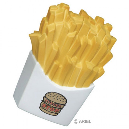 Custom Logo French Fries Stress Toy