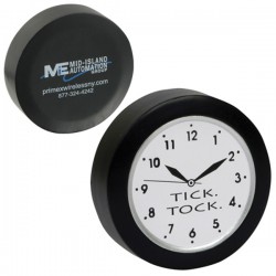 Custom Logo Clock Shaped Stress Toy Custom Logo Clock Shaped Stress Toy