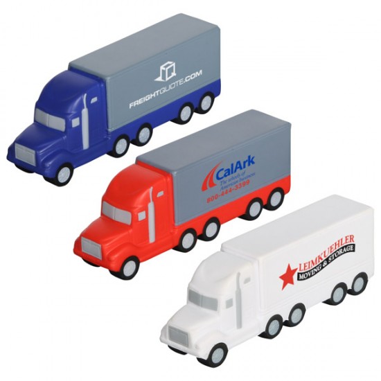 Custom Logo Semi Truck Stress Toy