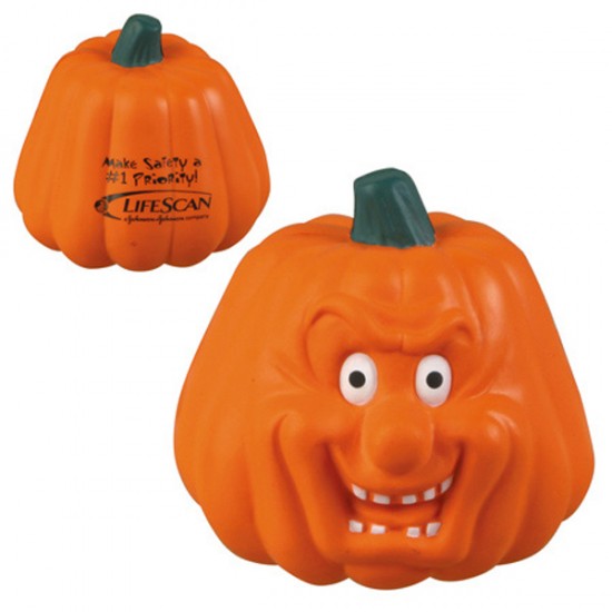 Custom Logo Pumpkin Maniacal Stress Toy