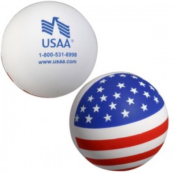 Custom Logo Patriotic Stress Ball/ Stress Toy Custom Logo Patriotic Stress Ball/ Stress Toy