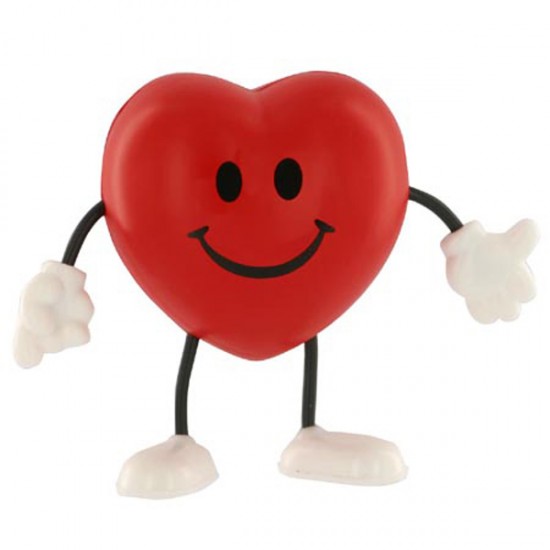 Custom Logo Valentine Heart Figure Stress Toy