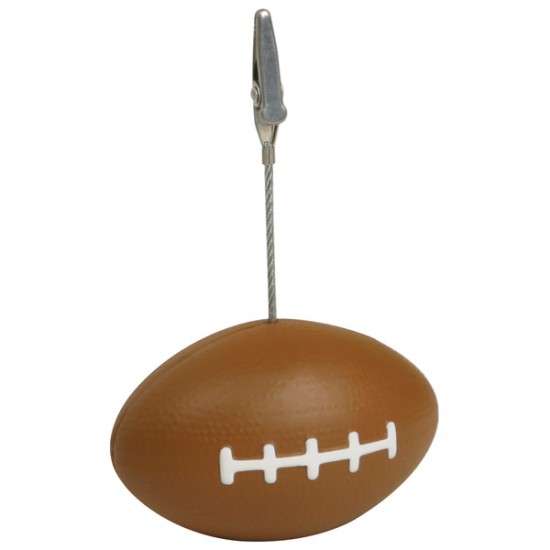 Custom Logo Football Memo Holder/ Stress Toy