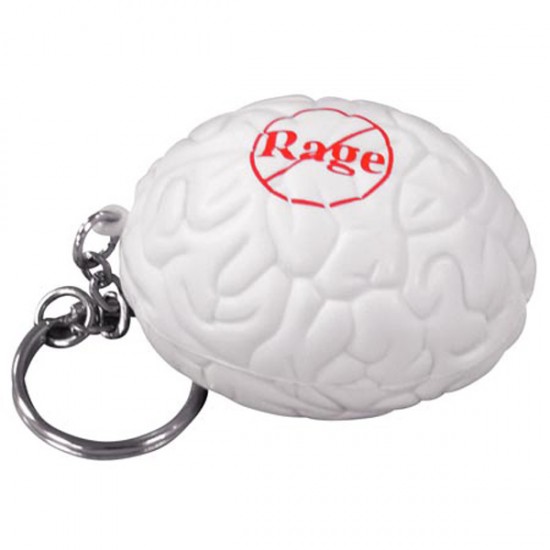 Custom Logo Brain Key Chain/ Stress Toy