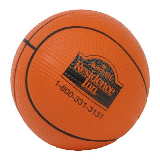 Custom Logo Gel-ee Gripper Basketball Stress Ball
