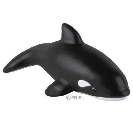 Custom Logo Killer Whale Stress Toy