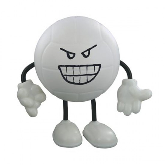 Custom Logo Volleyball Figure Stress Toy