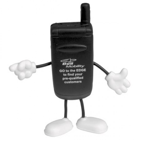 Custom Logo Cell Phone Figure Stress Toy