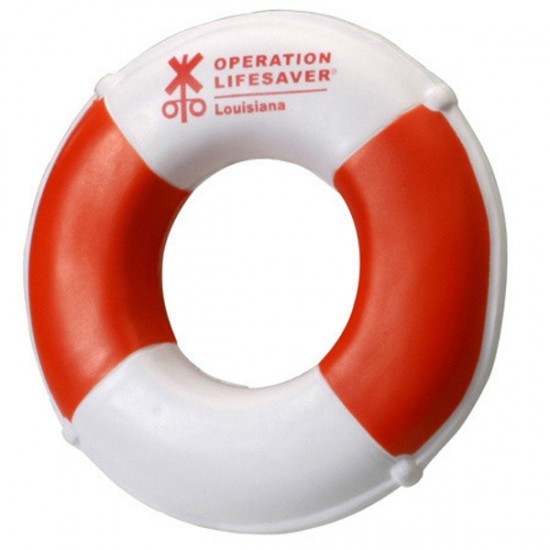 Custom Logo Life Preserver Stress Toy