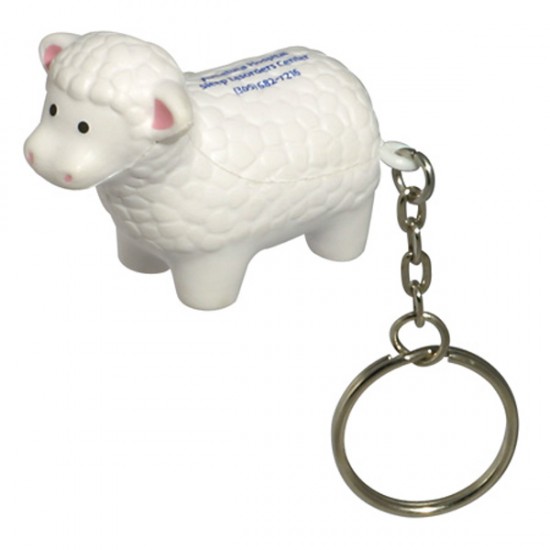 Custom Logo Sheep Key Chain/ Squeeze Toy