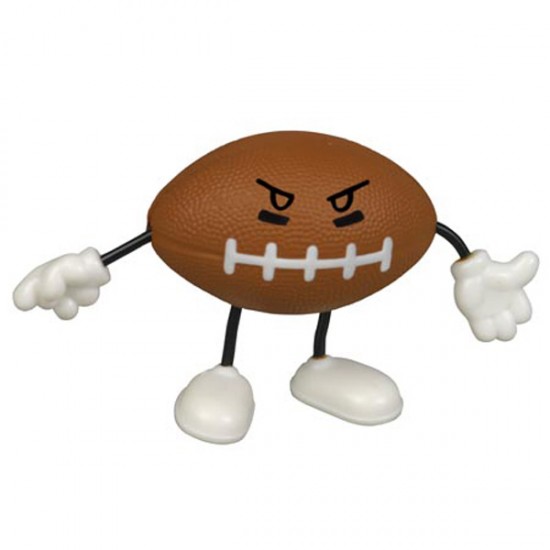 Custom Logo Football Figure Stress Toy