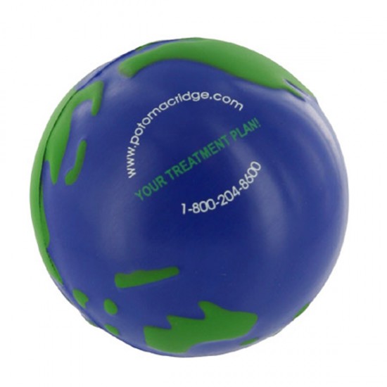 Custom Logo Gel-ee Gripper Earth Ball Stress Ball