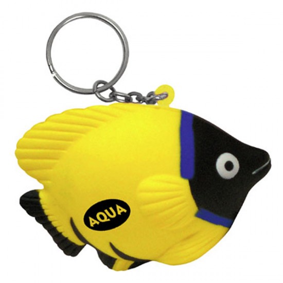 Custom Logo Tropical Fish Key Chain/ Stress Toy