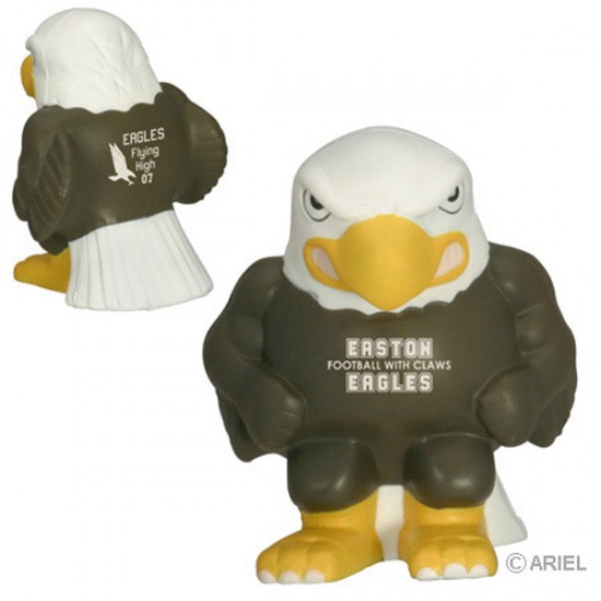 Custom Logo Eagle Mascot Stress Toy