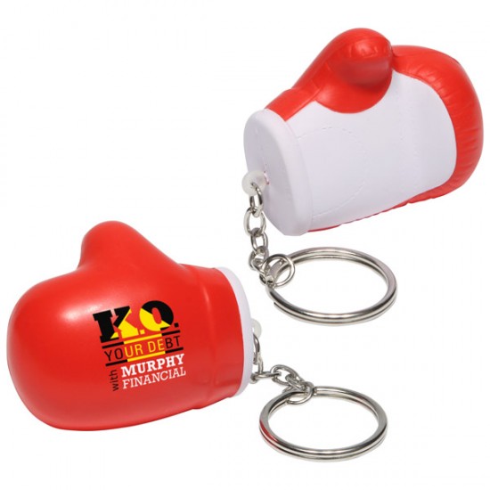 Custom Logo Boxing Glove Stress Toy/ Key Chain