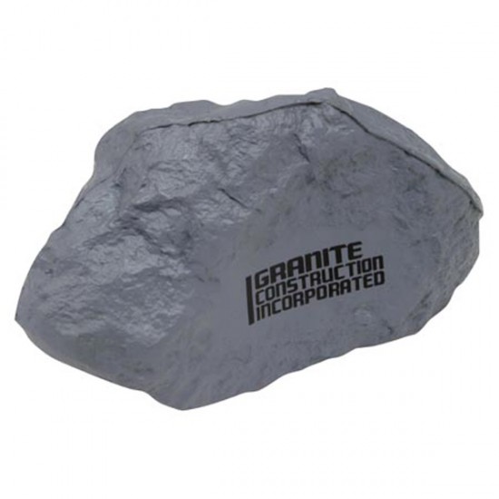 Custom Logo Gray Rock Stress Toy