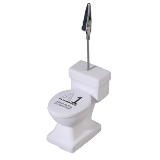 Custom Logo Toilet Memo Holder/ Stress Toy
