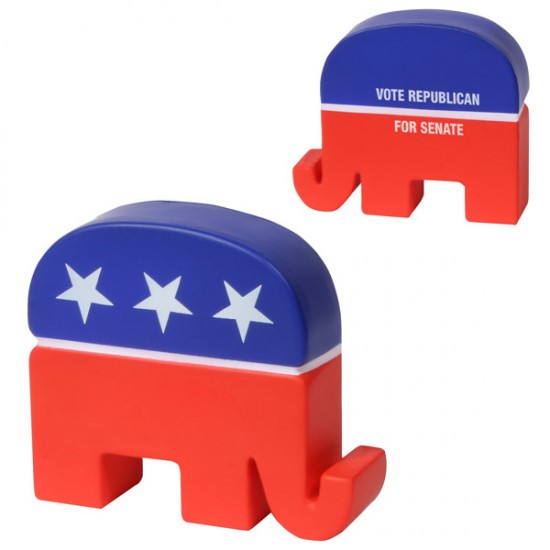 Custom Logo Republican Elephant Stress Toy