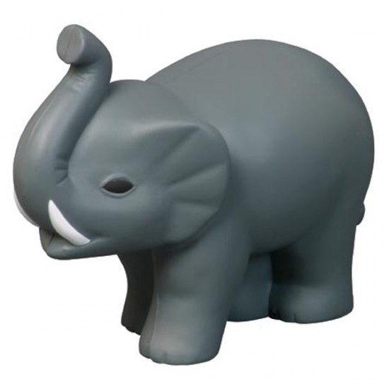 Custom Logo Elephant w/ Tusks Stress Toy