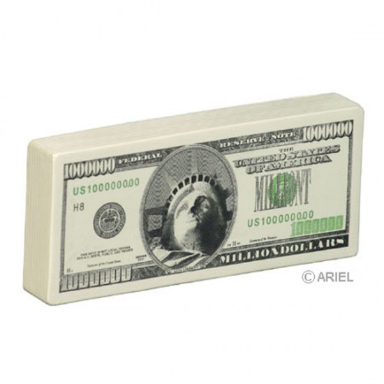 Custom Logo Million Dollar Bill Shaped Stress Toy