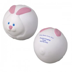 Custom Logo Bunny Rabbit Ball Stress Toy Custom Logo Bunny Rabbit Ball Stress Toy