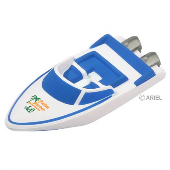 Custom Logo Speedboat Stress Toy