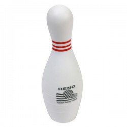 Custom Logo Bowling Pin Stress Toy