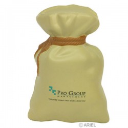 Custom Logo Money Bag Shaped Stress Toy Custom Logo Money Bag Shaped Stress Toy