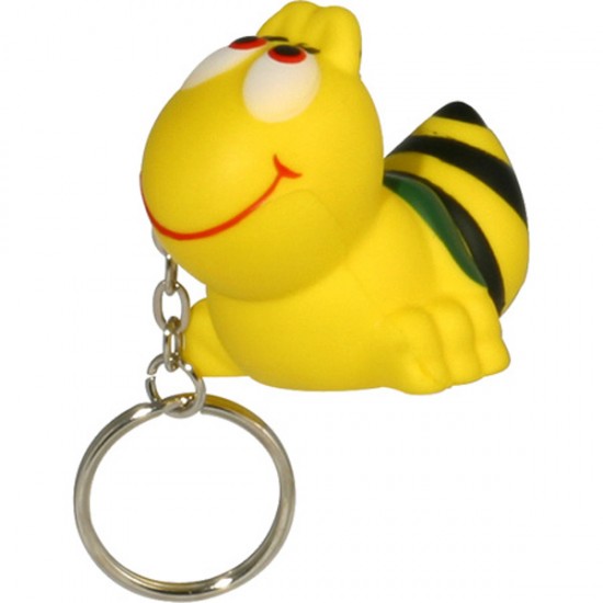 Custom Logo Bee Key Chain/ Stress Toy