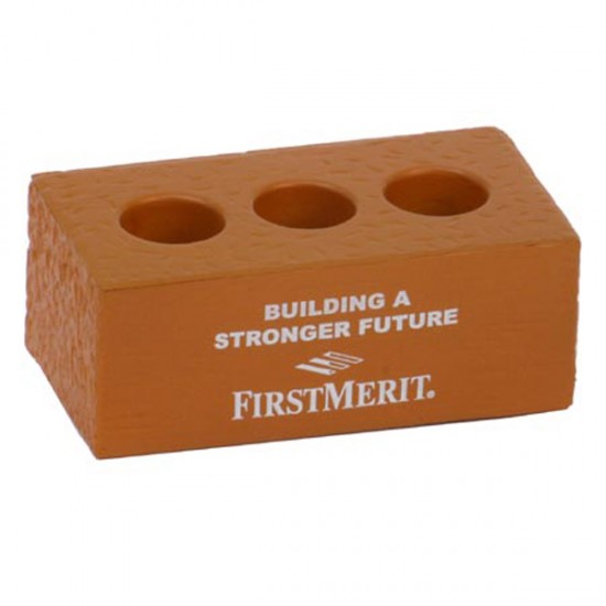 Custom Logo Brick with Holes Stress Toy