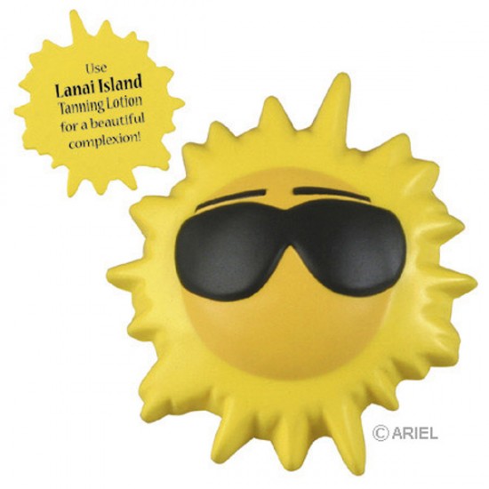 Custom Logo Cool Sun Stress Toy