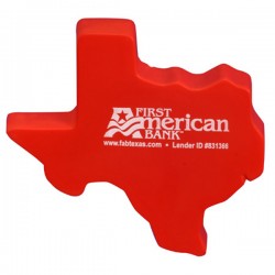 Custom Logo Texas Shape Stress Toy Custom Logo Texas Shape Stress Toy