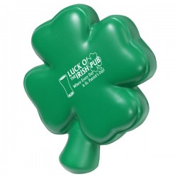 Custom Logo 4-Leaf Clover Shaped Stress Toy Custom Logo 4-Leaf Clover Shaped Stress Toy