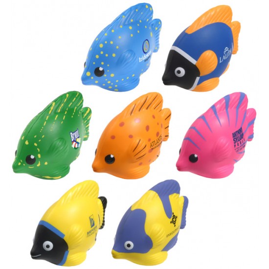 Custom Logo Tropical Fish Stress Toys