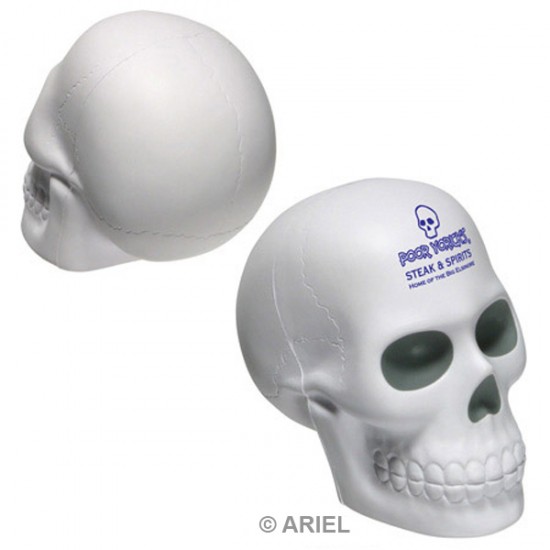 Custom Logo Skull Squeeze Toy